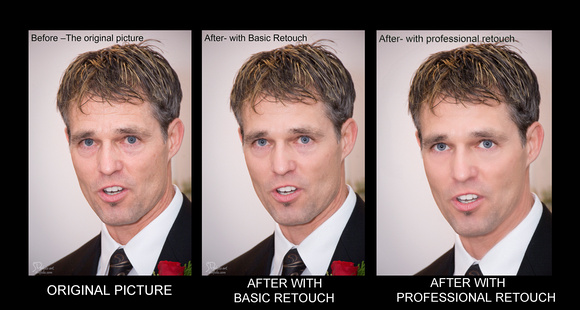 Professional retouching portraits and skin using: Adobe Photoshop.For this image I used Adobe Photoshop. I usually use Adobe Photoshop for retouching, adjusting images, colors, enhancements, photo man