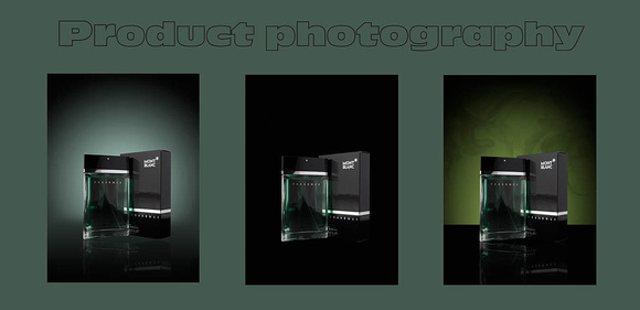 Product photography -  photographing products in the studio using professional studio light.