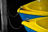 Yellow boats